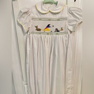 Snow White Smocked Dress